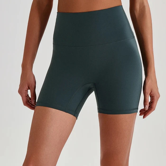 SPARK Women’s Naked-Feel High-Waisted Athletic Cycling Fitness Shorts LQ4073