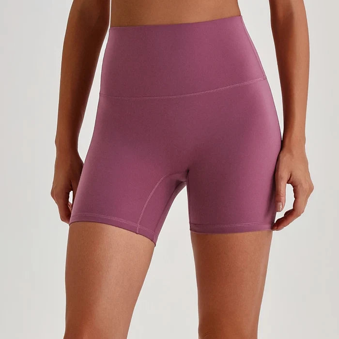 SPARK Women’s Naked-Feel High-Waisted Athletic Cycling Fitness Shorts LQ4073