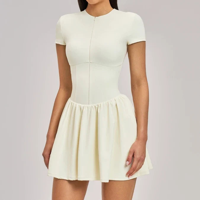SPARK Women's Naked-Feel Zipper Tennis Skirt ZC9576