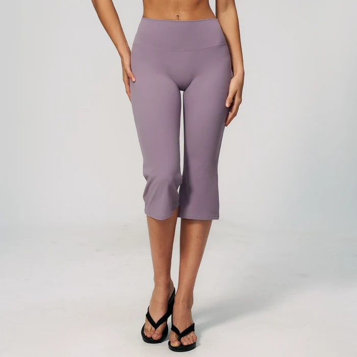 SPARK Women's New Brushed High Waist Yoga Capri ZC9616