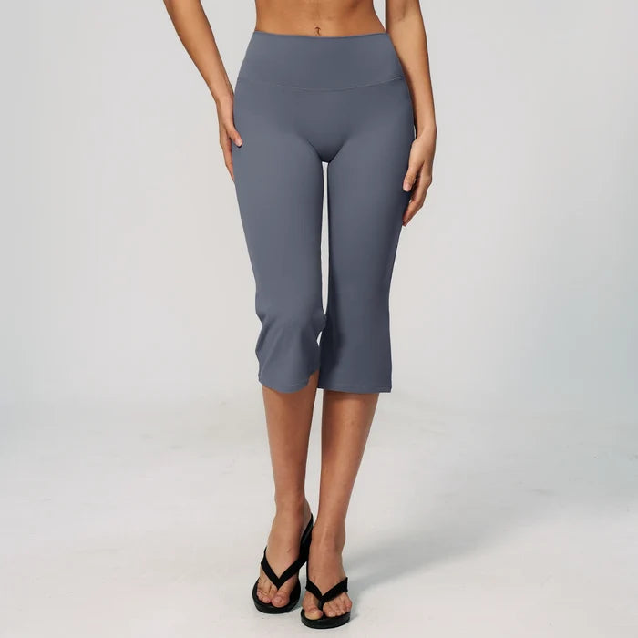 SPARK Women's New Brushed High Waist Yoga Capri ZC9616