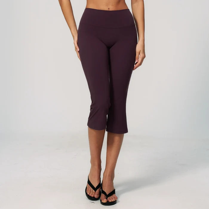 SPARK Women's New Brushed High Waist Yoga Capri ZC9616
