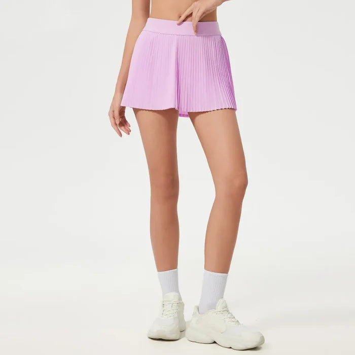 SPARK Women's Petite Pleated Tennis Skirt DQ25008