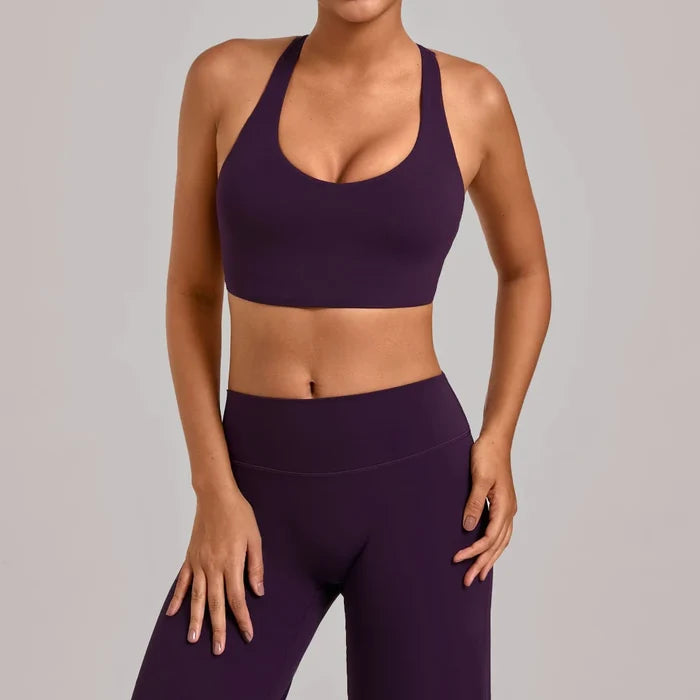 SPARK Women's Racerback Yoga Sports Bra TF9063