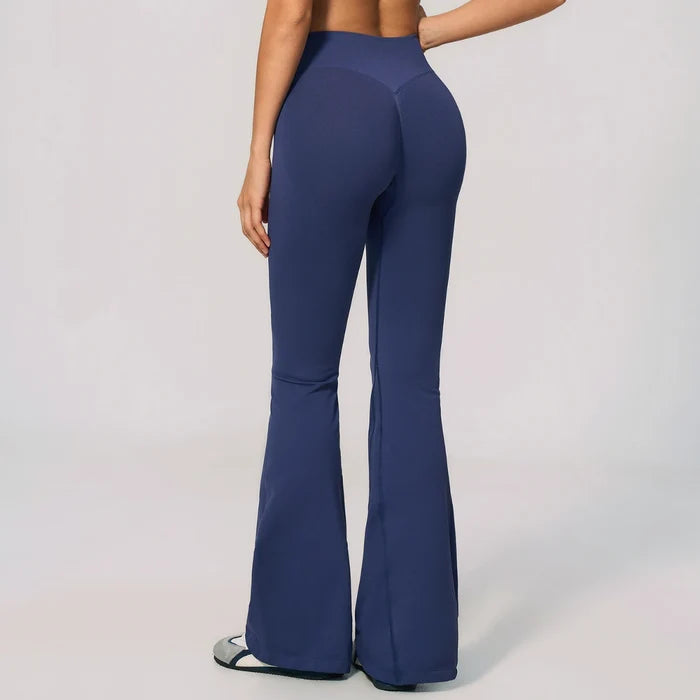 SPARK Women's Seamless High-Waisted Flare Yoga Pants ZC4535