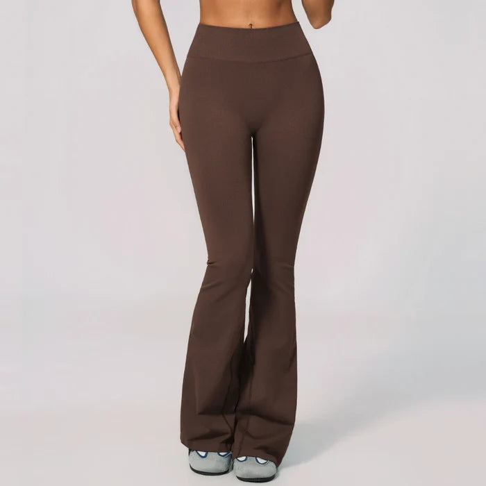 SPARK Women's Seamless High-Waisted Flare Yoga Pants ZC4535