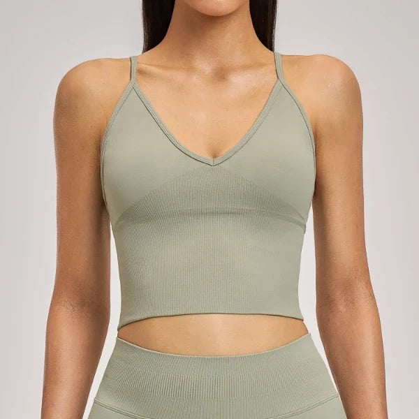 SPARK Women‘s Seamless Shockproof Yoga Tank Top ZC5518