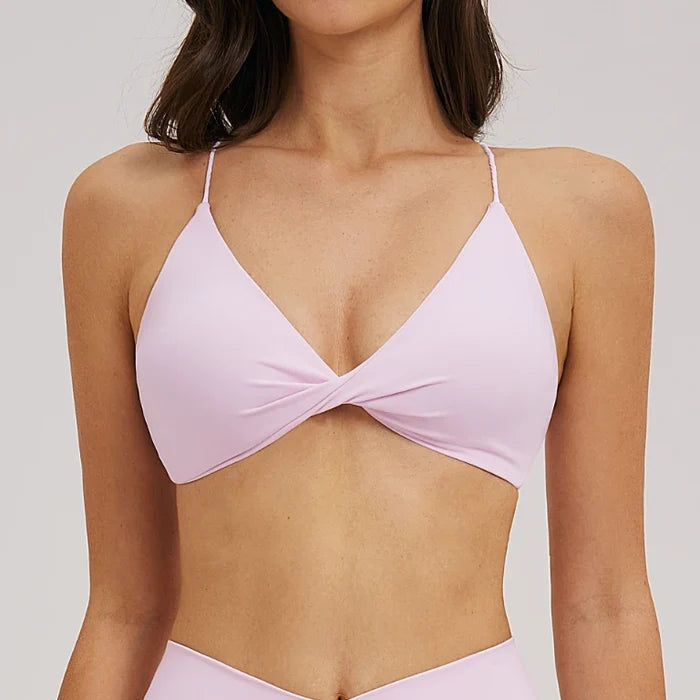 SPARK Women's V-neck Spaghetti Strap Yoga Bra ZC5544