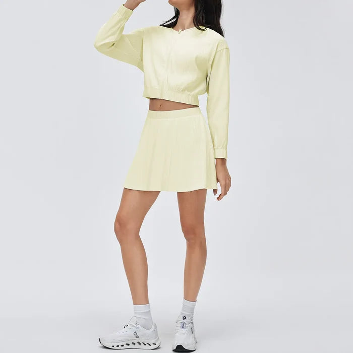 SPARK Women's Versatile Cropped Zip Top DQ26022