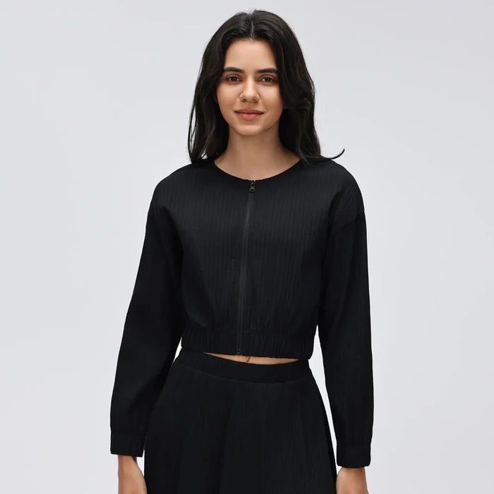 SPARK Women's Versatile Cropped Zip Top DQ26022
