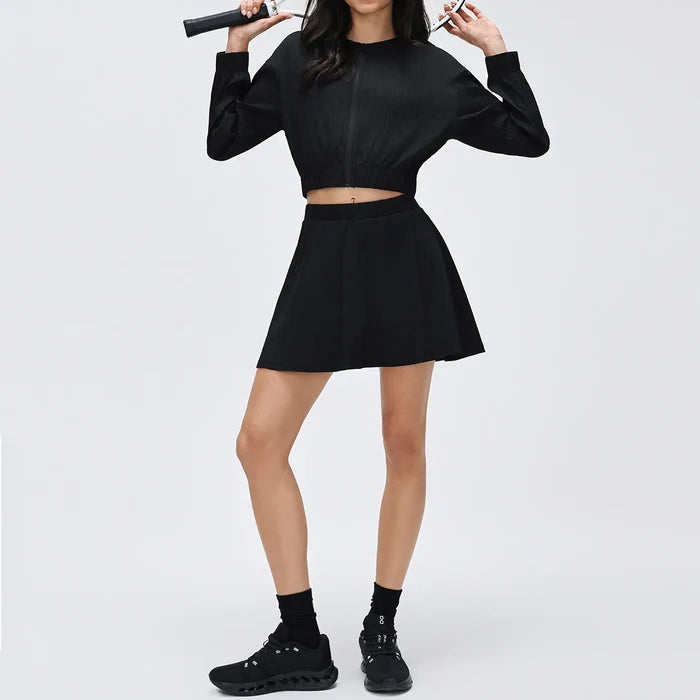 SPARK Women's Versatile Cropped Zip Top DQ26022