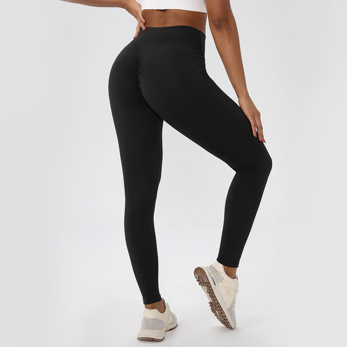 SPARK Women's Warm Plush Outdoor Sports Fitness Leggings YEL52328