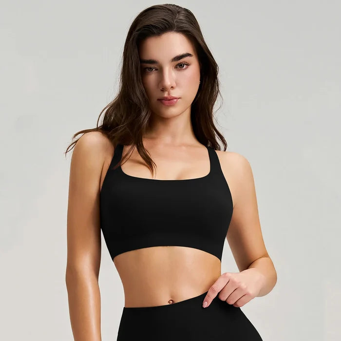 SPARK Women's Yoga Cross-strap Sports Bra RQ023