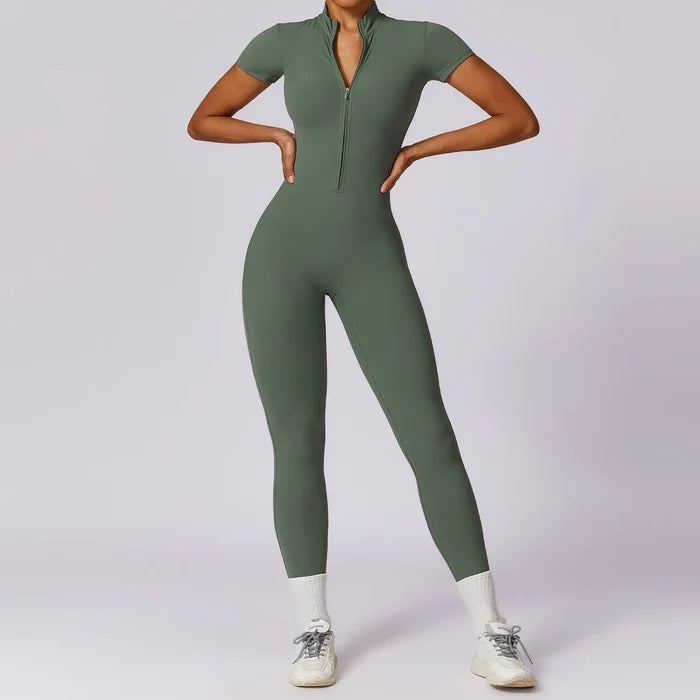 SPARK Yoga Short Sleeve Jumpsuit ZC8305