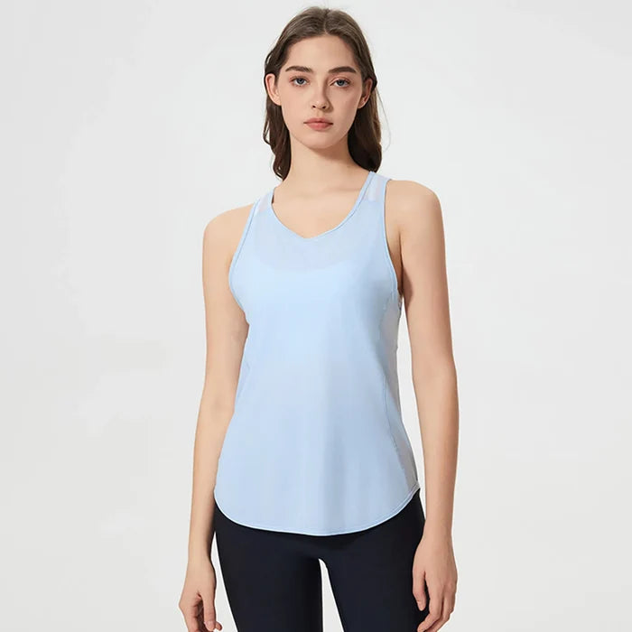 SPARK Yoga Tank Top with Mesh Back