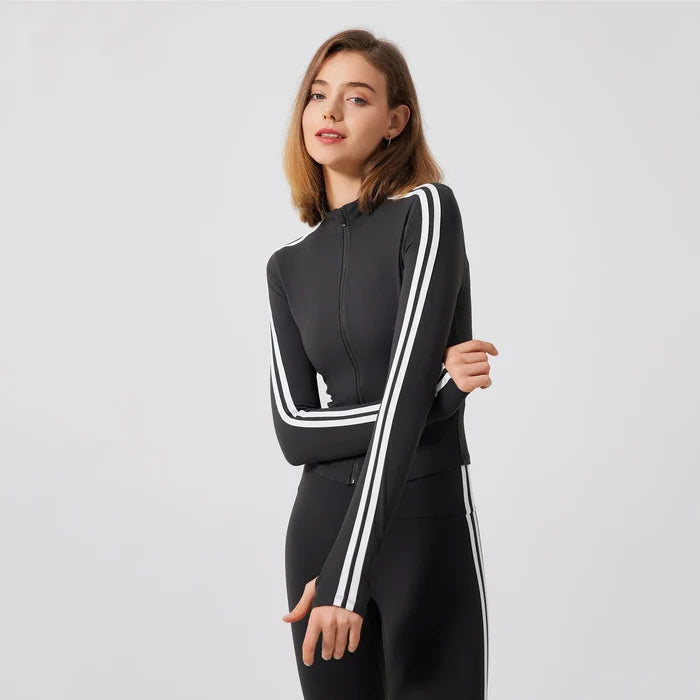 SPARK Zipper Long Sleeve Top FX4707