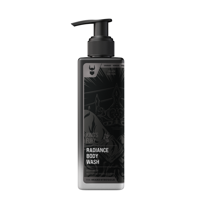 Special Reserve Body Wash in King's Fury scent. The Beard Struggle