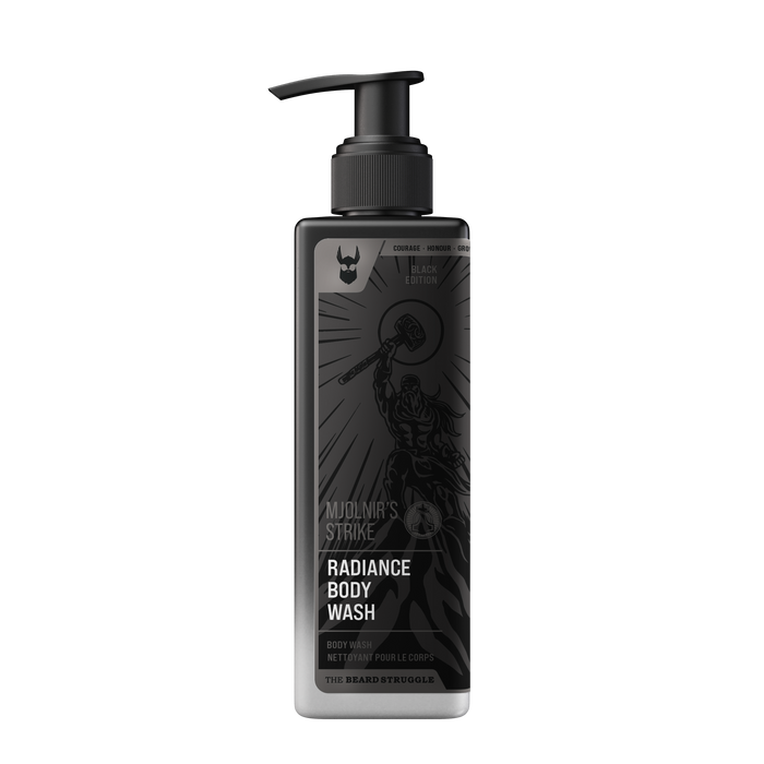 Special Reserve Body Wash in Mjolnir's Strike scent. The Beard Struggle