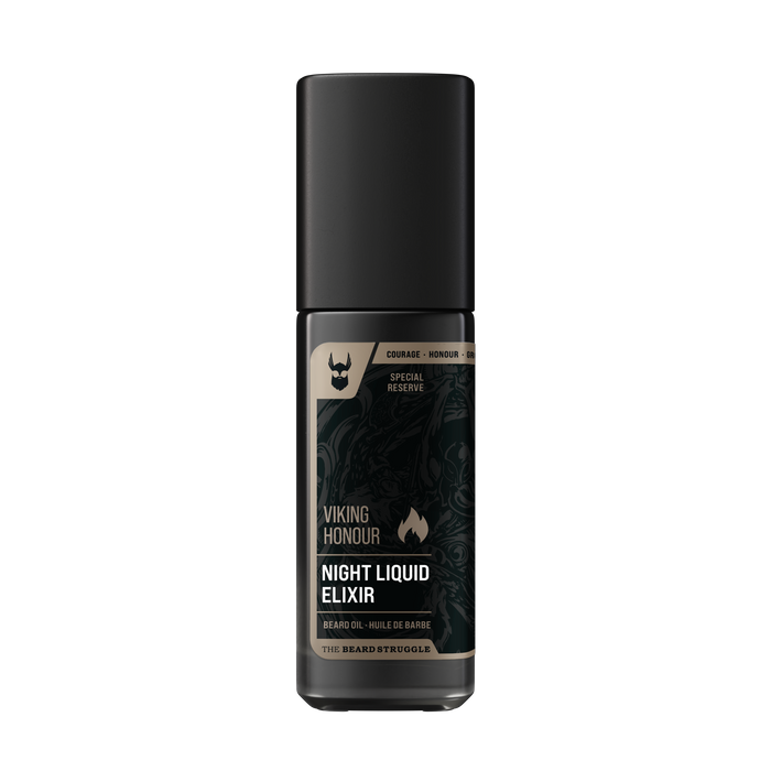 Special Reserve Night Oil in Viking Honour scent. The Beard Struggle