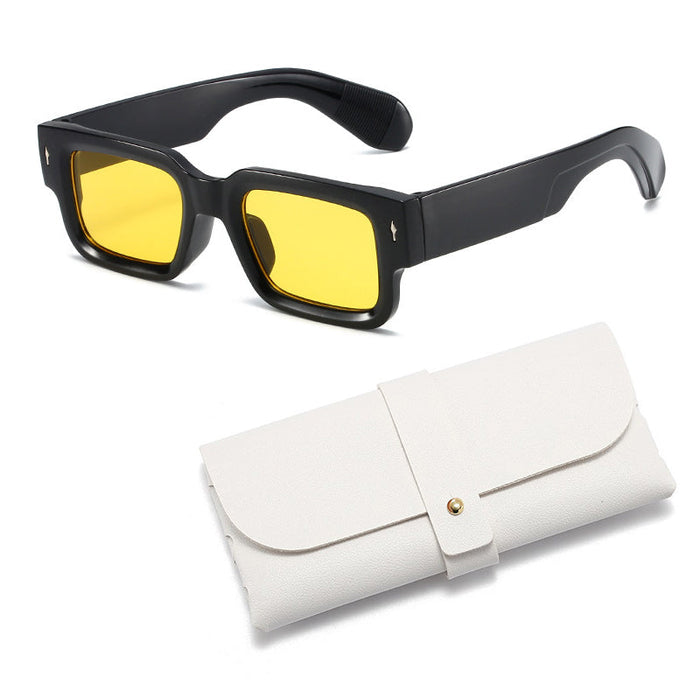 Glossy Black Frame Yellow Flake