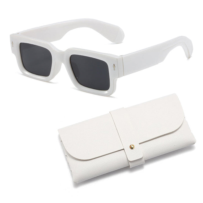 Solid White Frame Gray