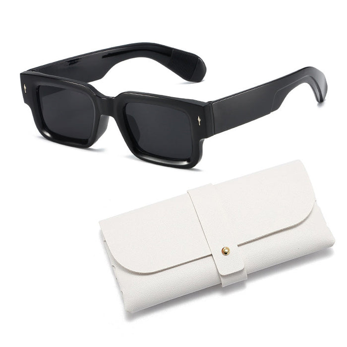 Glossy Black Frame Gray Piece