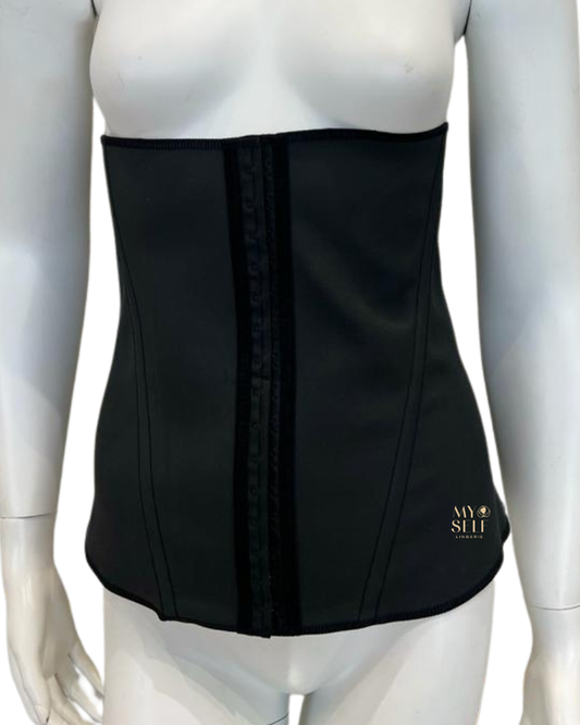 Squeem 26PW Black Waist Cincher myselflingerie.com