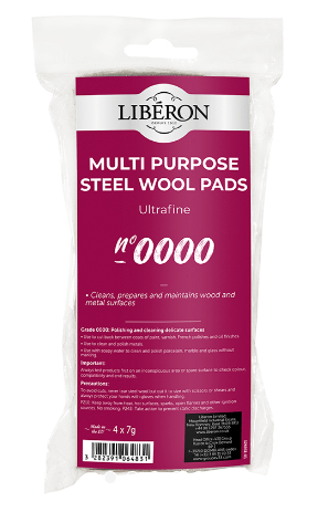Steel Wool Pads: Multipurpose Grade 0000-Liberon-Atlas Preservation