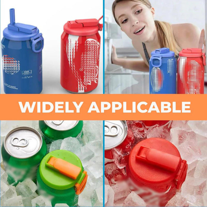 Straw Soda Can Lid