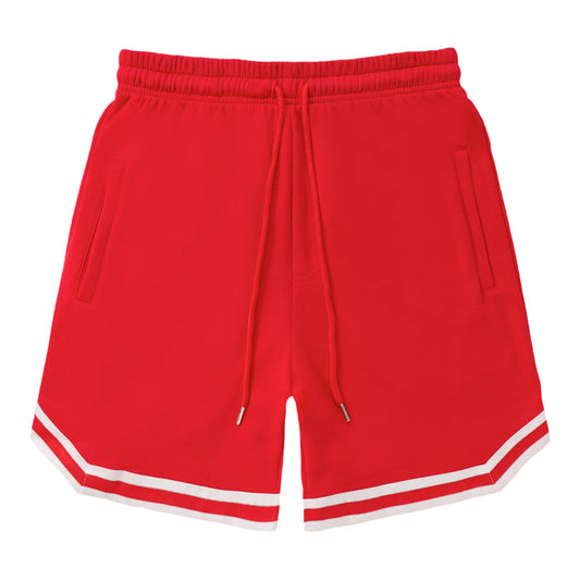 Stripe Shorts Red