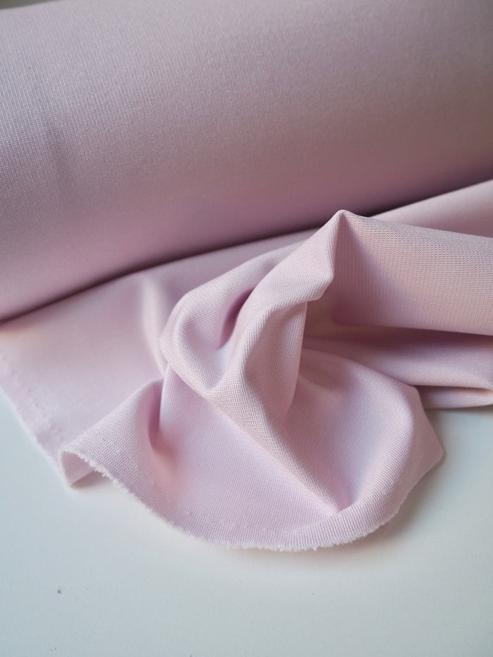 Sugar Pink Viscose Ponte di Roma Jersey