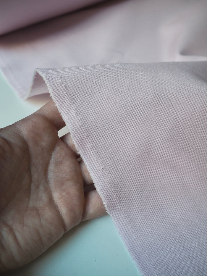 Sugar Pink Viscose Ponte di Roma Jersey