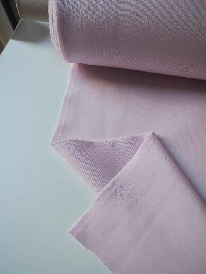 Sugar Pink Viscose Ponte di Roma Jersey