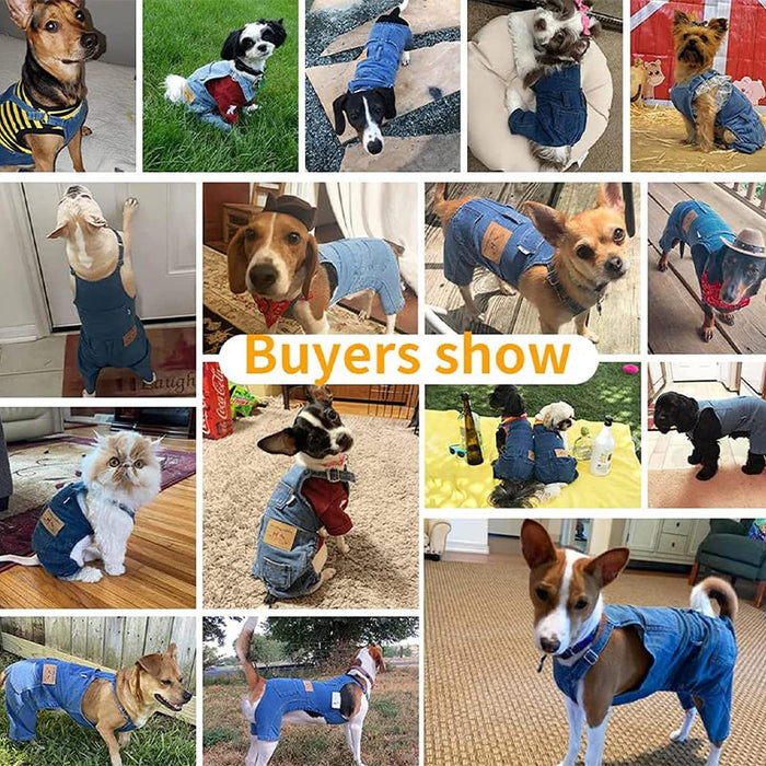 Summer Breathable Overalls for Pets