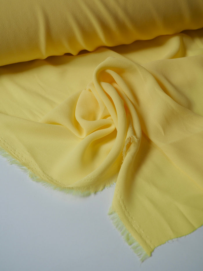 Sunshine Yellow Light Crepe