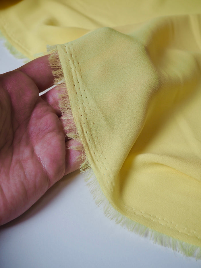 Sunshine Yellow Light Crepe