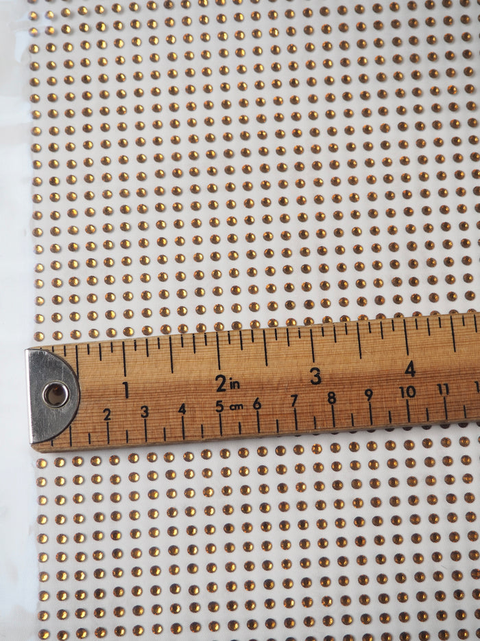 Swarovski Amber Xilion Rose Crystal Hotfix Sheet 3mm