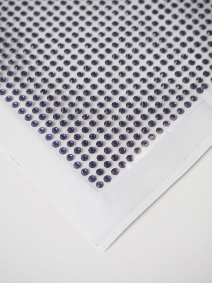 Swarovski Amethyst Xilion Rose Crystal Hotfix Sheet 3mm