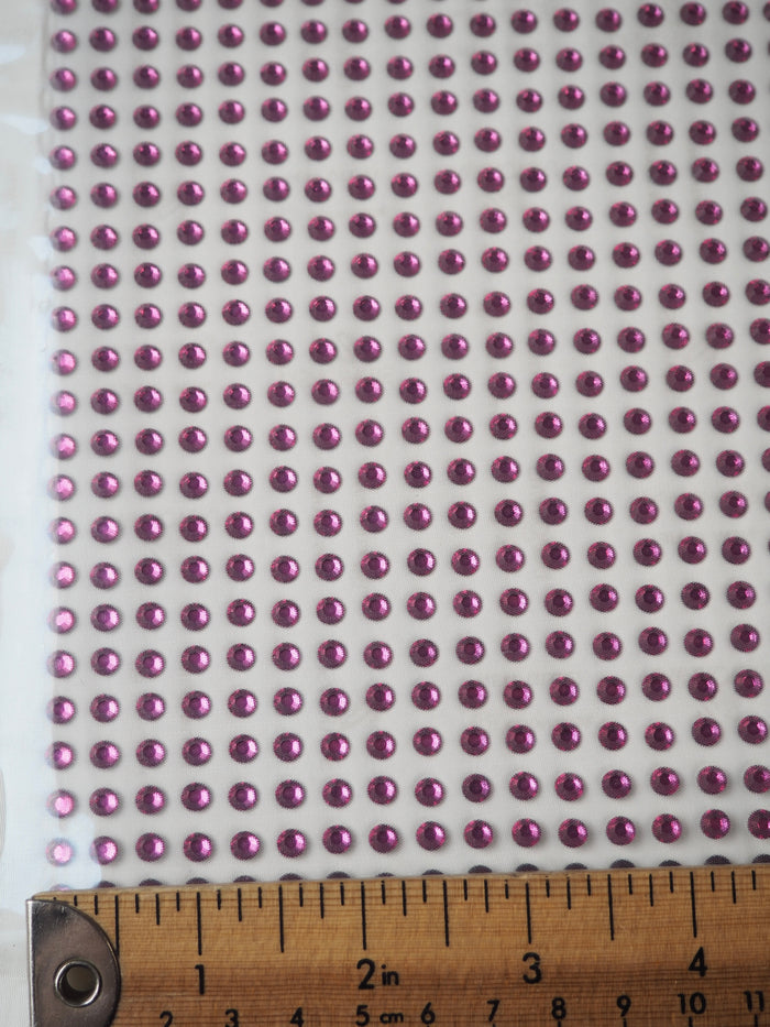Swarovski Fuchsia Xilion Rose Crystal Hotfix Sheet 5mm