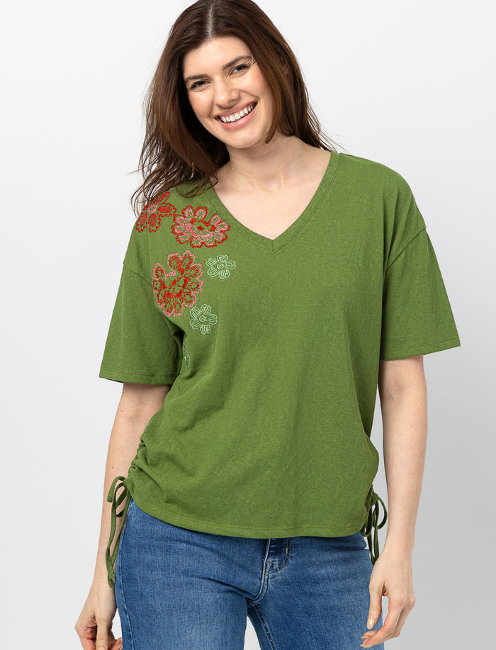 T-shirt à broderie