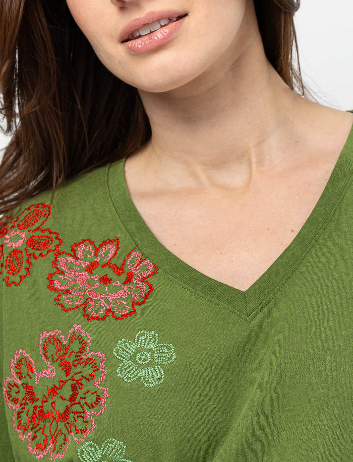 T-shirt à broderie