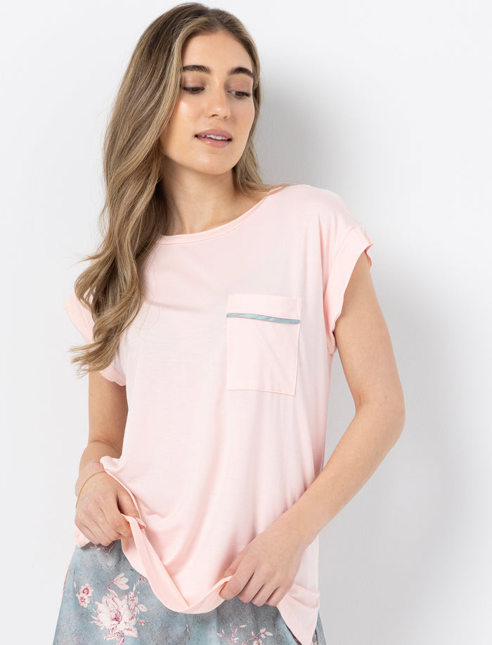 T-shirt de pyjama à manches dolman