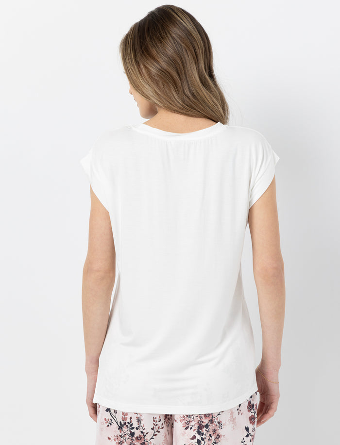 T-shirt de pyjama à manches dolman