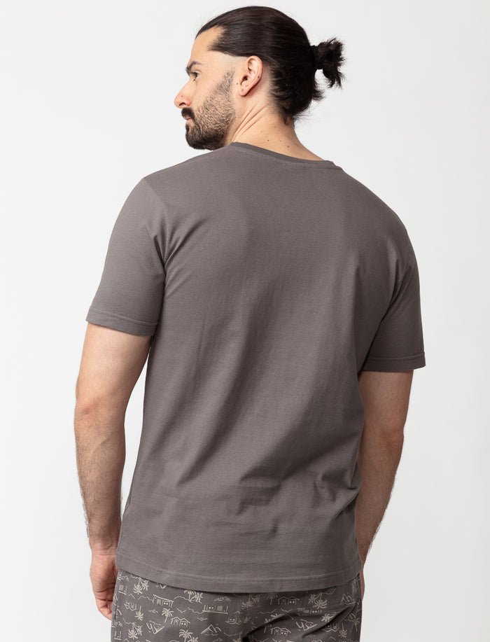 T-shirt de pyjama imprimé en coton bio