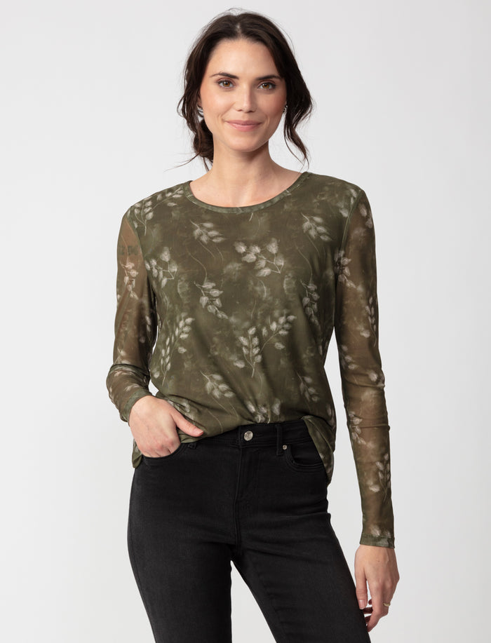 T-shirt en filet doublé