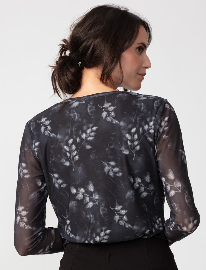 T-shirt en filet doublé
