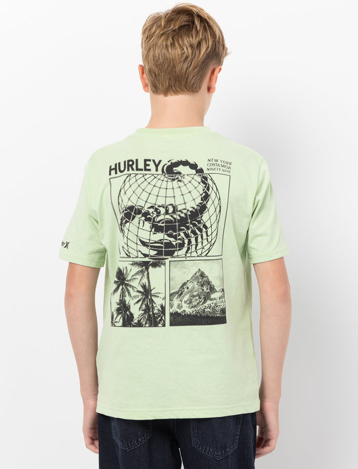 T-shirt imprimé à col rond pour ado garçon