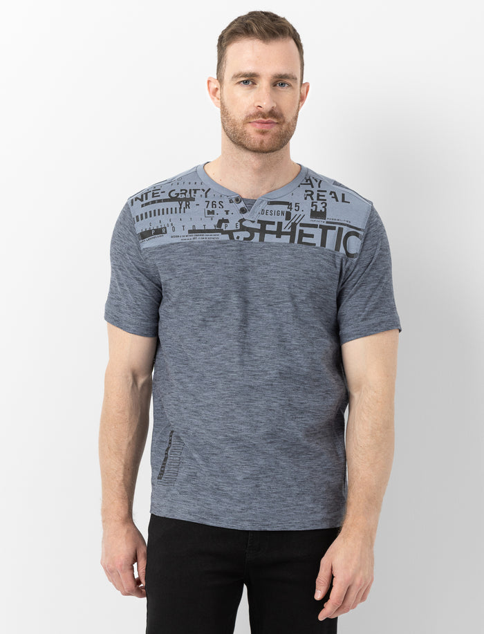 T-shirt imprimé à manches courtes