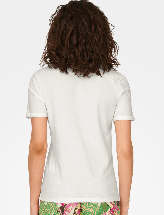 T-shirt imprimé à manches courtes