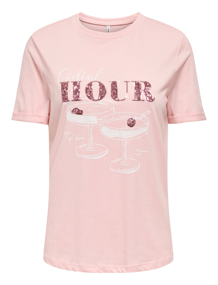 T-shirt imprimé à manches courtes